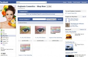 Orglamix Cosmetics Facebook store