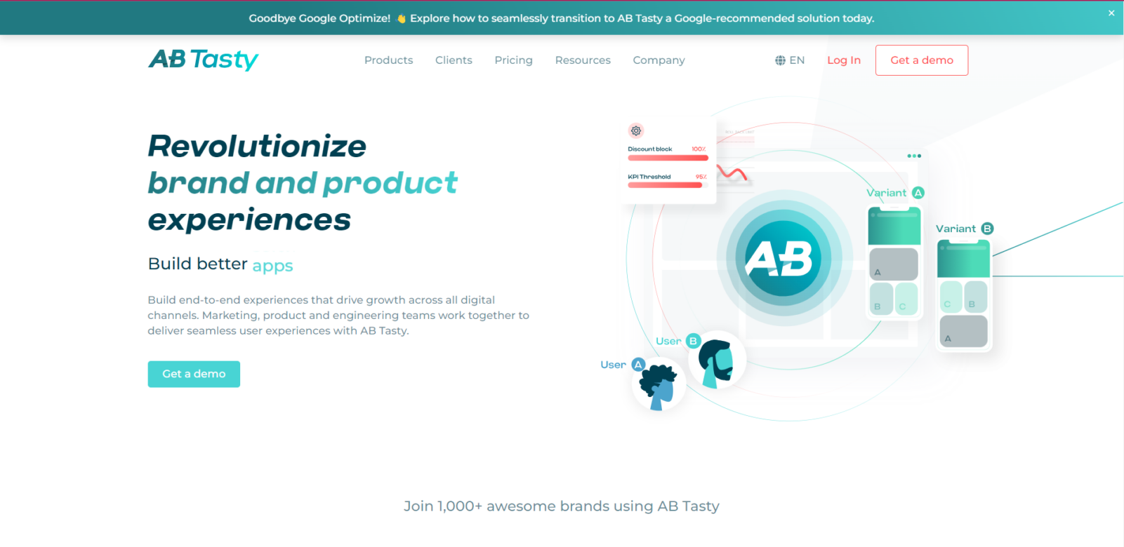 AB Tasty home page