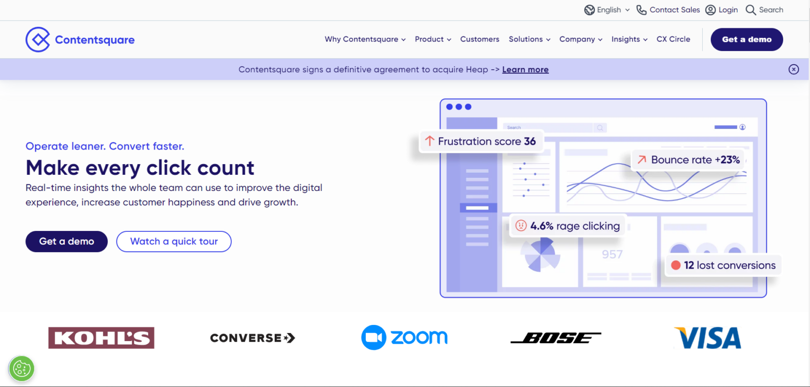 ContentSquare homepage