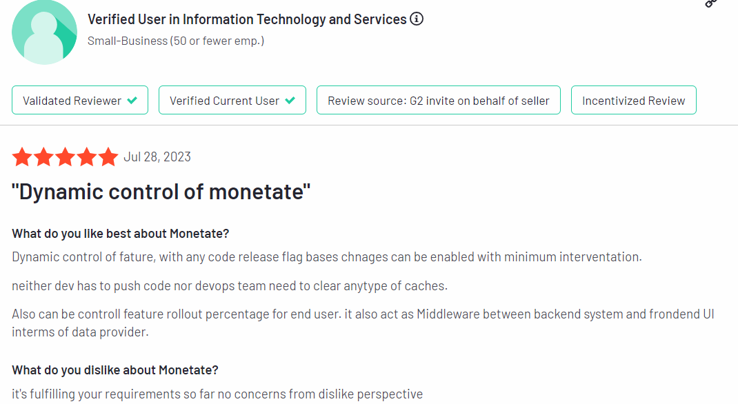 Monetate review