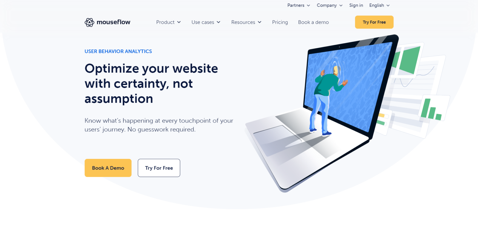 Mouseflow home page