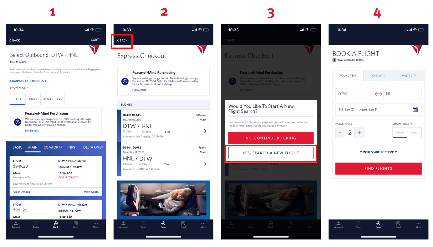 Usability Heuristic 3 example
