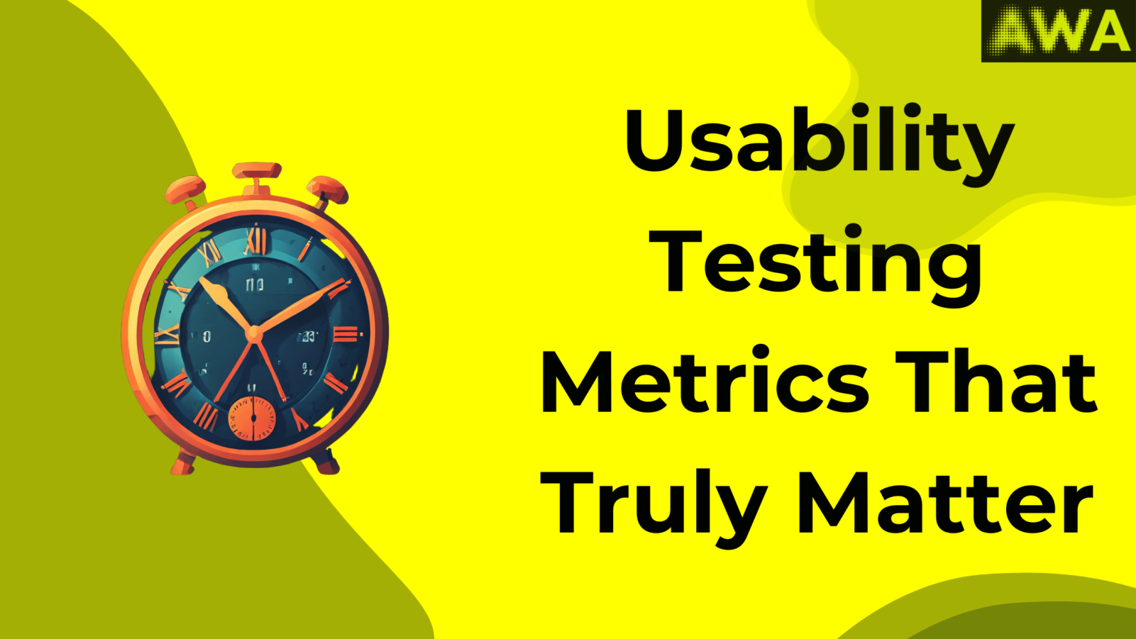 Usability testing metrics